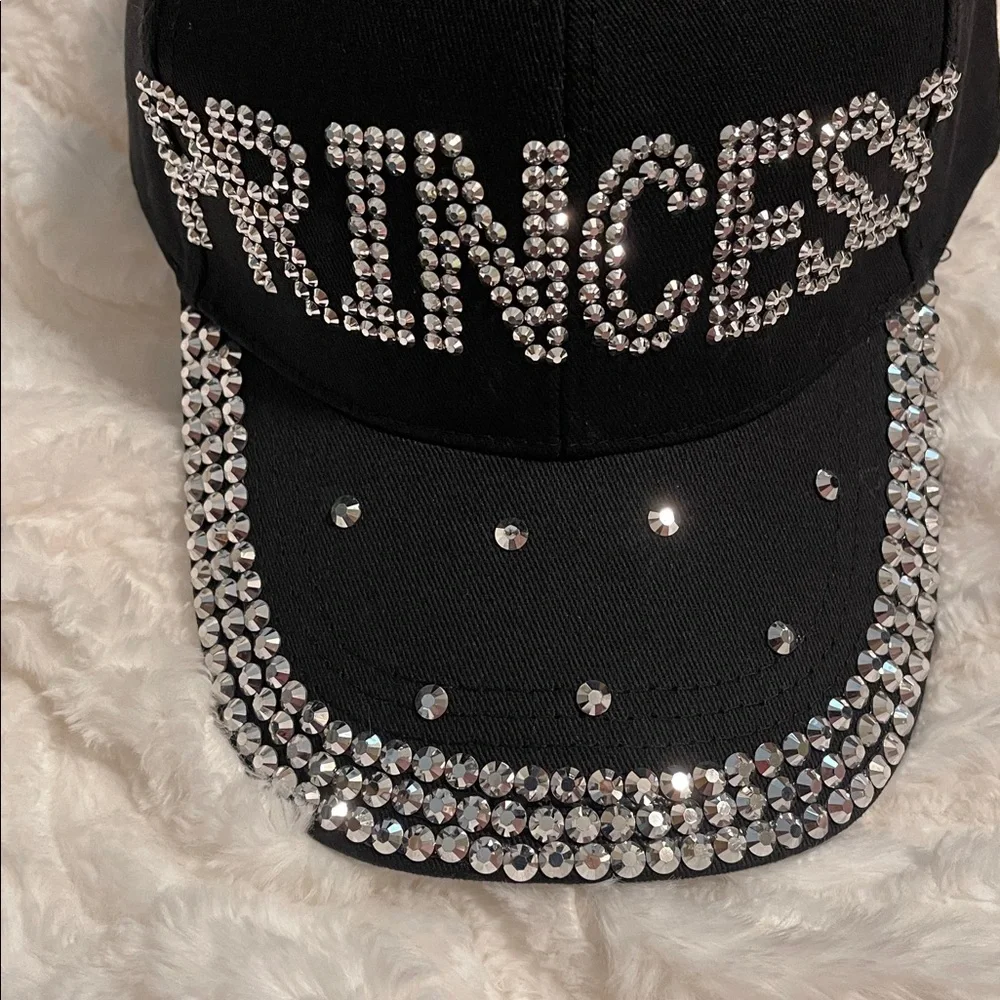 NWT Madd Hatter Sparkly Bling Princess Studded Baseball Cap